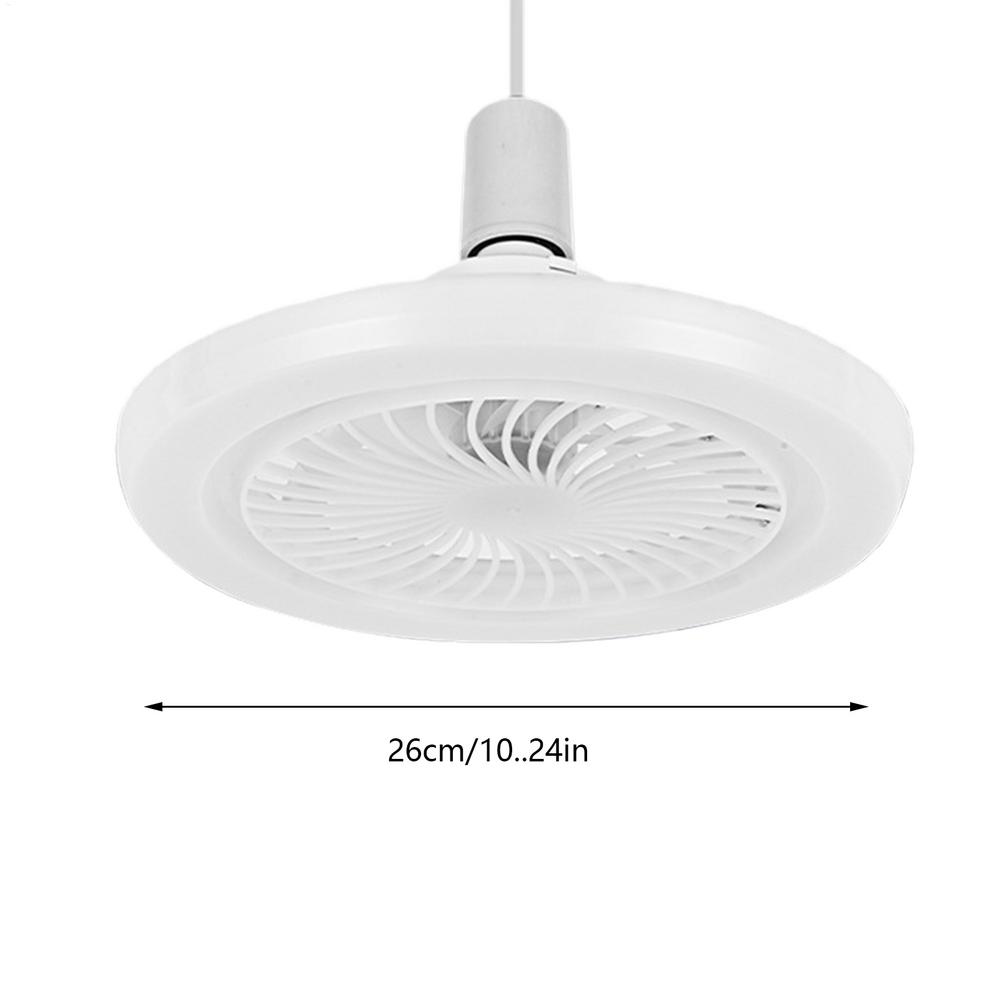 

Modern Ceiling Fan With Remote Control Lighting Lamp E27 Converter Base For Bedroom And Living Room Smart Ceiling Fan Lam білий