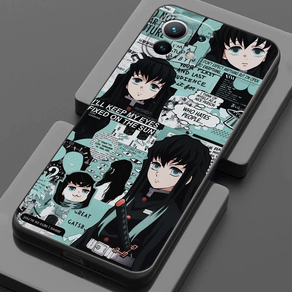 Husa Anime Demon Slayer pentru Xiaomi Mi 9 9se 8 10 10T A2 Lite 10S 9T CC9 Note 10 Pro 9Lite 5G Husa Kimetsu No Yaiba Manga Fundas