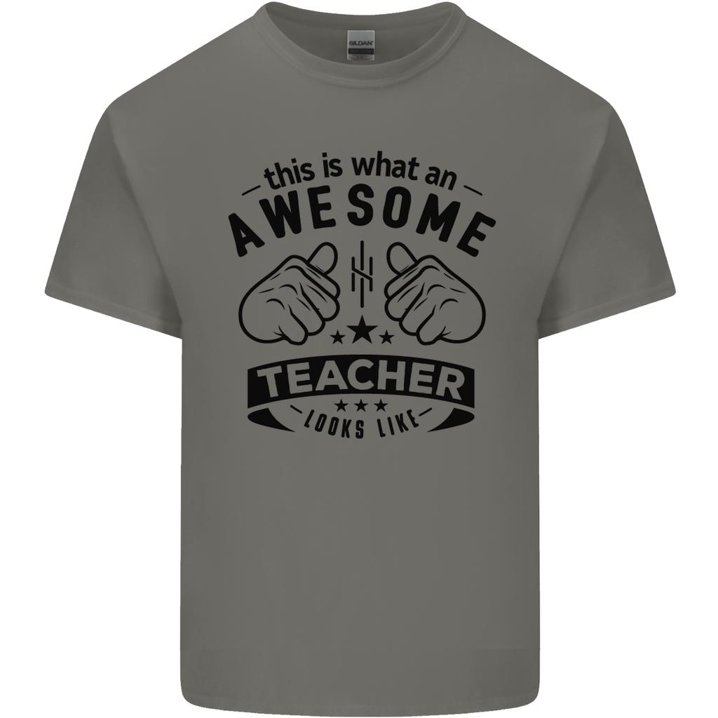Awesome Teacher Looks Like Teaching Funny Unisexs Light Cotton TShirt