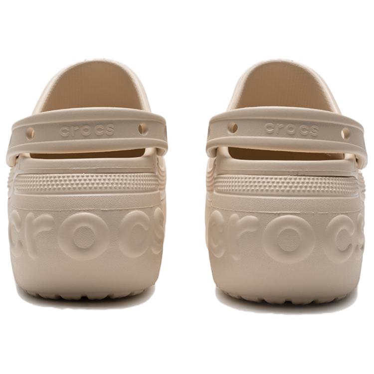 Crocs Simple Round Toe Anti-Slip Closed-Toe Slippers Unisex Slippers Beige 210062-11S