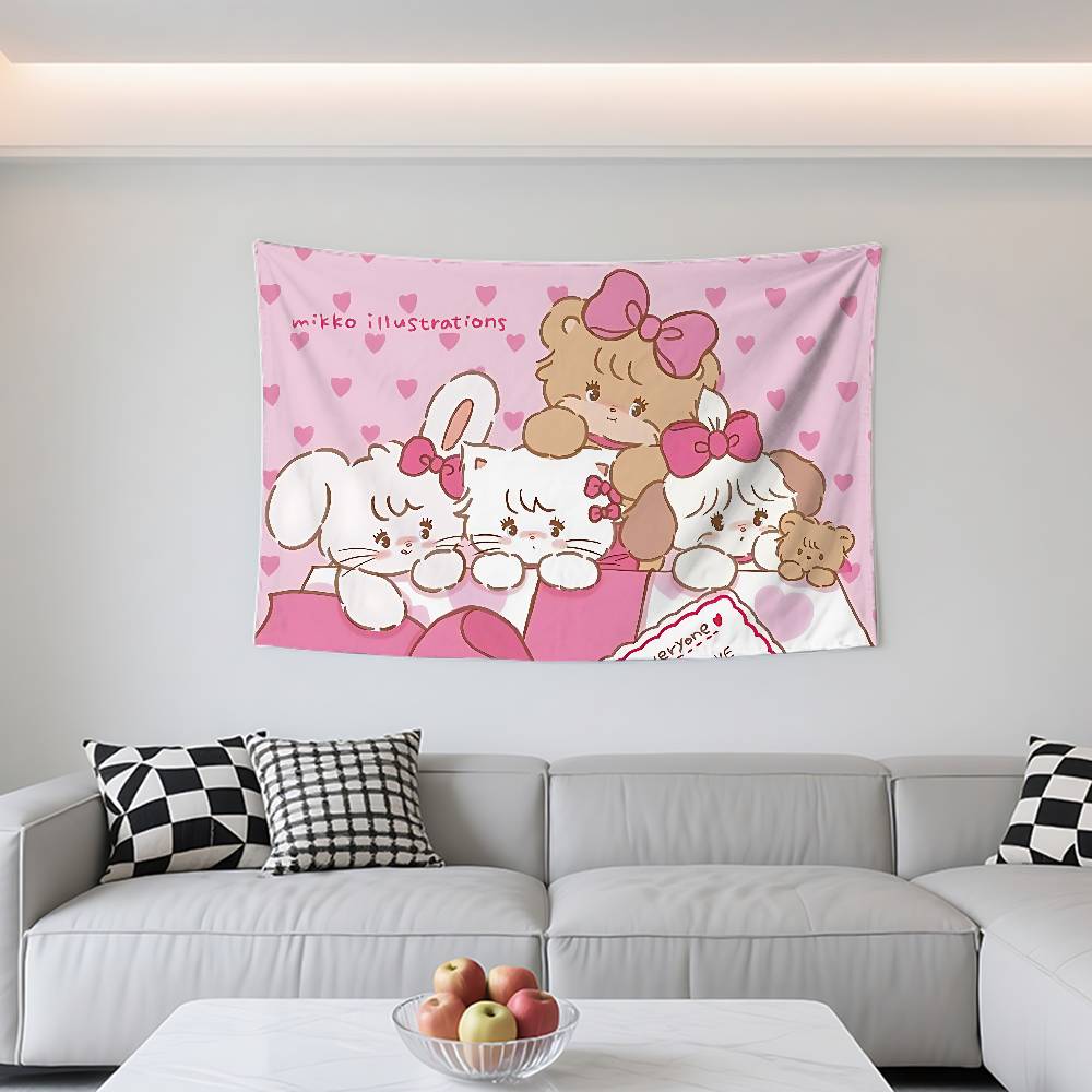 MMikko CCharacters Tapestry Customizable Tapestries Of Various Styleswall Hangings Celebrity Photo Printingwall Hangings