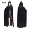Adult Velour Grim Reaper Floor-Length Cape