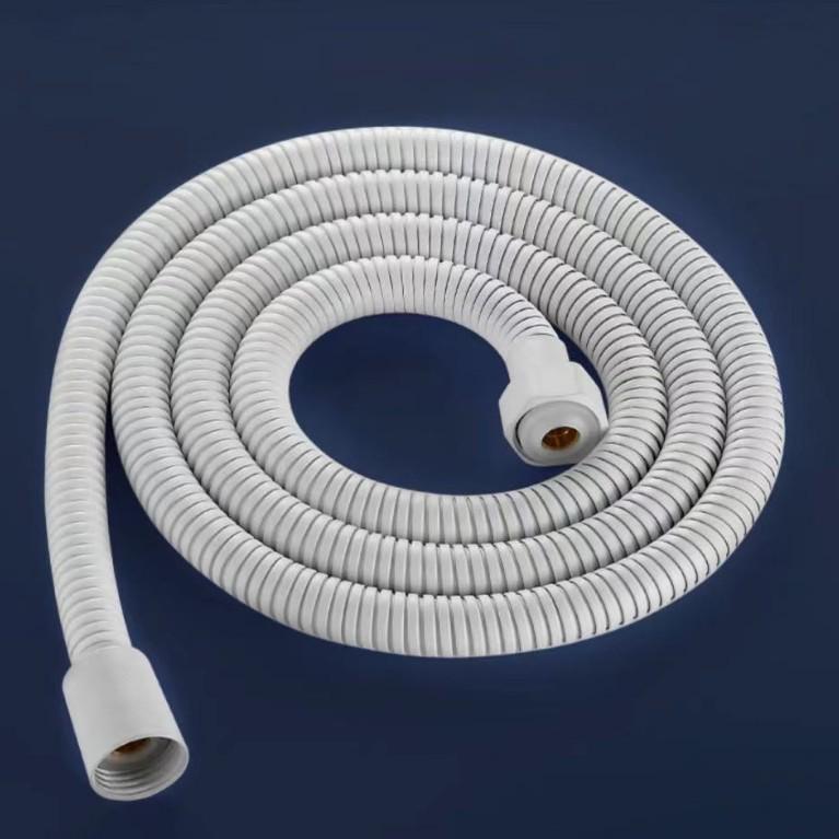 Black & White 1.5m Stainless Steel Explosion-Proof Shower Hose with Copper Finish