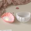 Flexible Silicone Heart Shell Mould For Casting Craft Easy Release WithCandle Soap Ideal For Home Decoration