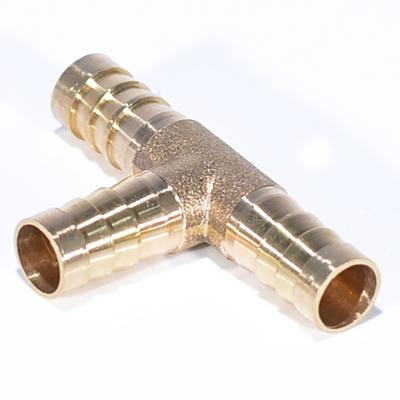 6mm 8mm 10mm 12mm Solid Brass T Piece 3 Way Fuel Hose Joiner Connector For Air Oil Gas Fuel Fuids Brass Barb Pipe Fitting