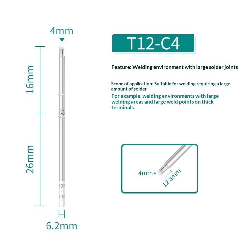 TS100 TS101 Soldering Iron Tip Replacement Multiple Models Fit for Pinecil V2 Series Electronic Welding Tools