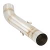 Motorcycle Exhaust Middle Pipe Stainless Steel Mid Link Connection Tube for CBR500R CBR400R CB500F CB500X CB400X CB400R
