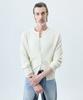 Savage Round Neck Ribbed Knit Cardigan - Ivory