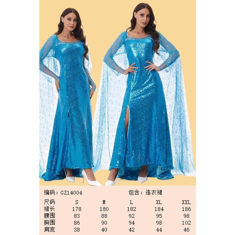 Snow White Ariel Anna Cinderella Bell Elsa Dress Adult Performance Costume