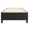 Vidaxl Bed Frame, Black, 90X190 Cm, Faux Leather