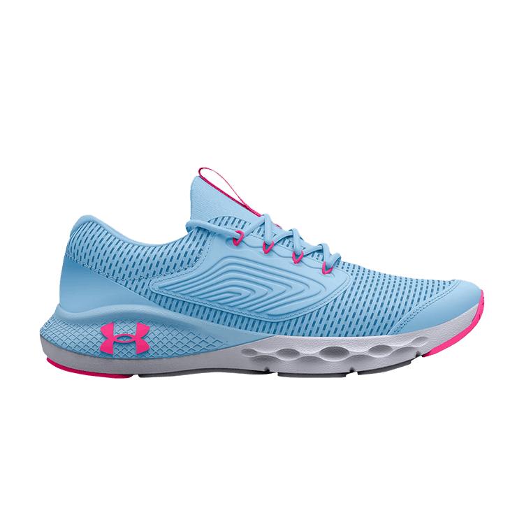 

Under Armour Charged Vantage 2 GS Peninsula Blue Kids Sneakers Electro-Pink 3025009-401