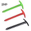 Tent Pegs Set 10Pcs Plastic Screw-in Stake, Heavy Duty T-shaped Canopy Peg, Stakes Windproof Spiral Ground Stake for Outdoor Camping Hiking Garden
