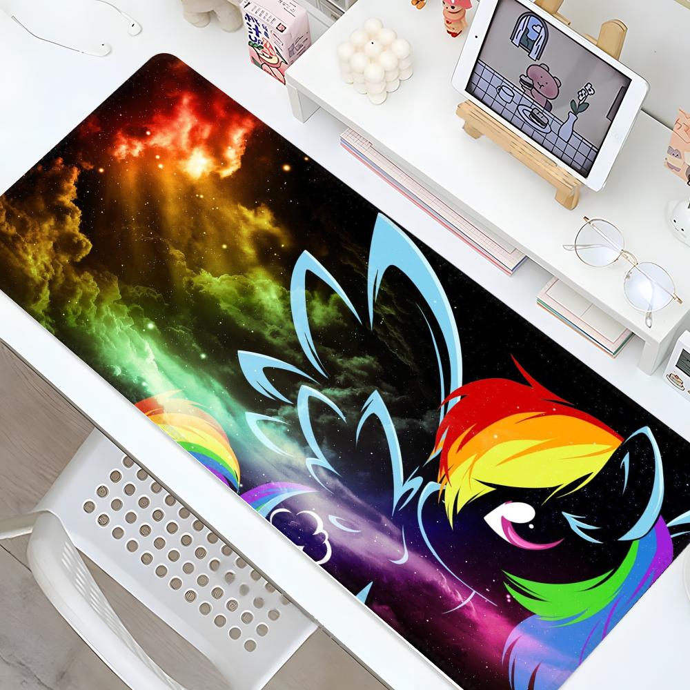 My L-LittleS PonyS Mouse Pad Gaming Locking Edge Big Computer Gamer Cool Large Rubber Art Mousepad Laptop Desk Mat