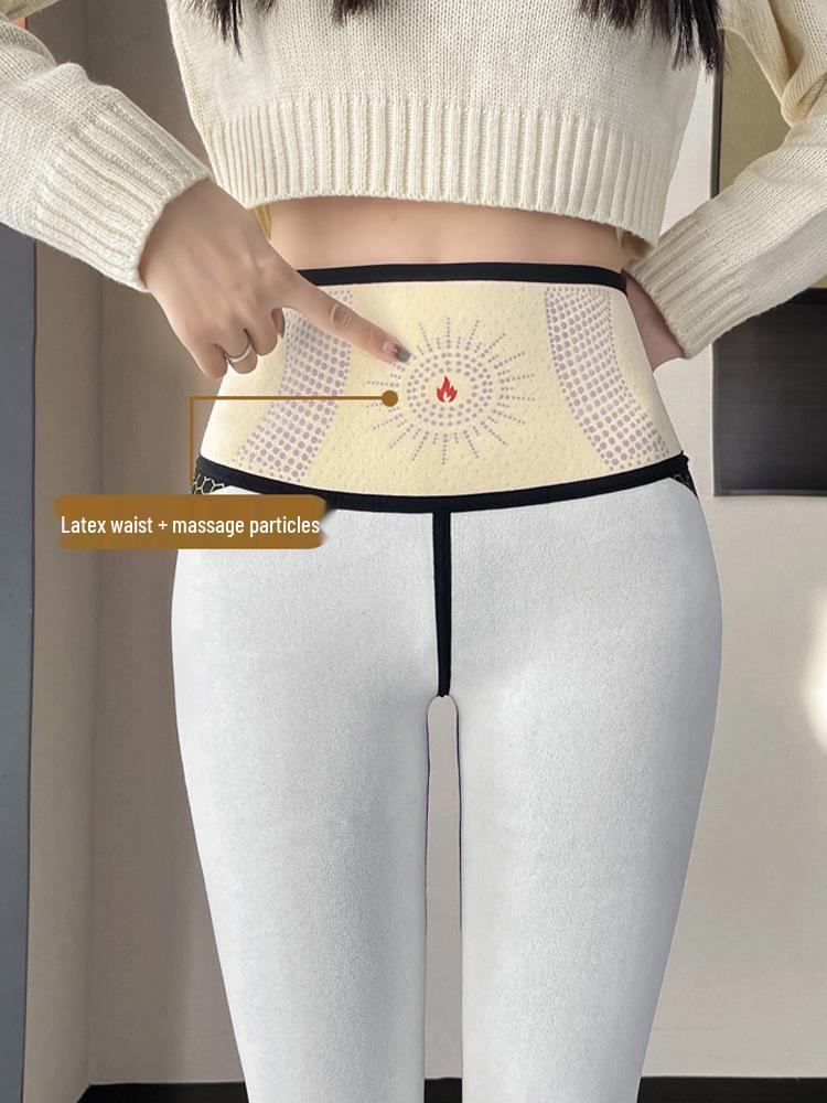 2025 New Style Tummy Control Velvet Base Layer Pants – No Embarrassing Lines, Hip Lift, Slimming, Comfort Fit.