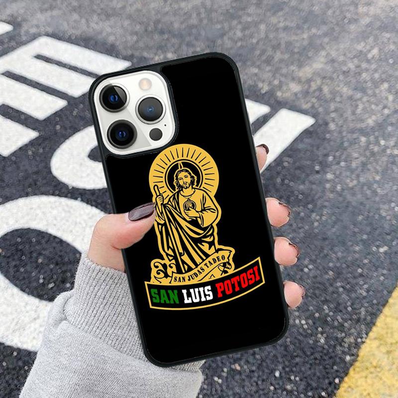 San Judas Colored Design Case For iPhone 17 Air 11 12 13 14 15 16 Pro Max Cover For iPhone 17 Air 13 12 Max Plus 2020