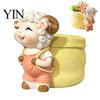 Cute Lamb Succulents Planter Planter, Cartoon Sheep Carring Bag Plant Pot, Decorative Resin Small Flower Pot for Succulents, Houseplants, Desk