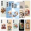 Animal Cute Cartoon Sloth Coffee Phone Case For Samsung Galaxy S26 Ultra S23 S24 S25 Edge S20 FE S21 S22 Plus Soft Print Shell C
