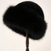 1pc Furry Hats For Women, Autumn/Winter Korean Warm Hats, Solid Flattering Mongolian Hats, Thickened Winter Outfits