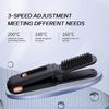 2-in-1 Ionic Hair Styler Wireless Hair Straightener Brush & Hair Curler for Home Travel