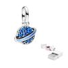 Pandora Original Design Sterling Silver Pendants Unisex Blue 793448C01