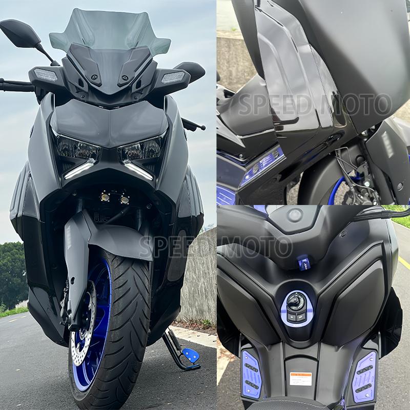 NEW XMAX 300 Motorcycle Front Legshield Leg Guard Side Windshield Cover For Yamaha Xmax300 X-MAX300 2023 2024 Accessories