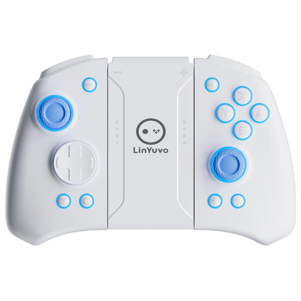 KS42 Wireless Gamepad für Nintendo Switch/OLED, Gaming Switch Controller Bluetooth Aufwecken 6-Achsen Joypad Metall-Joystick