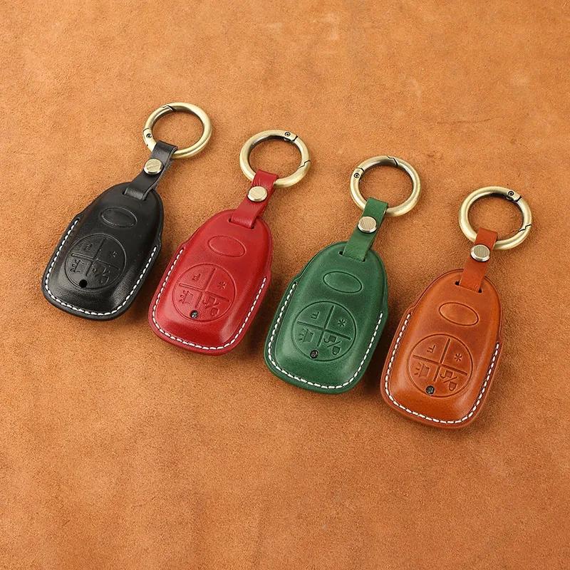 Styling Mouldings 4 Buttons Smart key For Vespa GTS 300 GTS300 Keychains Smart Genuine Leather Case Fob Cover Kit Motorcycles Ke