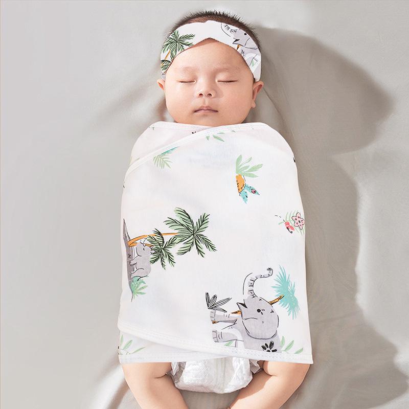 

Пелюшка-конверт для новонародженого від переляку для сну - Весняно-літня тонка А-класу 35*90 cm