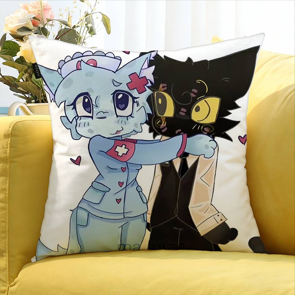 animal hospital head nurse Various Sizes Square Pillow Case For Car Home Bedchamber Decor