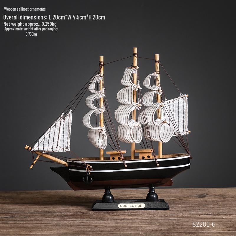 Sklandus buriavimas laivo modelis: Jūrinis dekoras svetainėms, vyno spintelėms, įėjimams ar knygų lentynoms