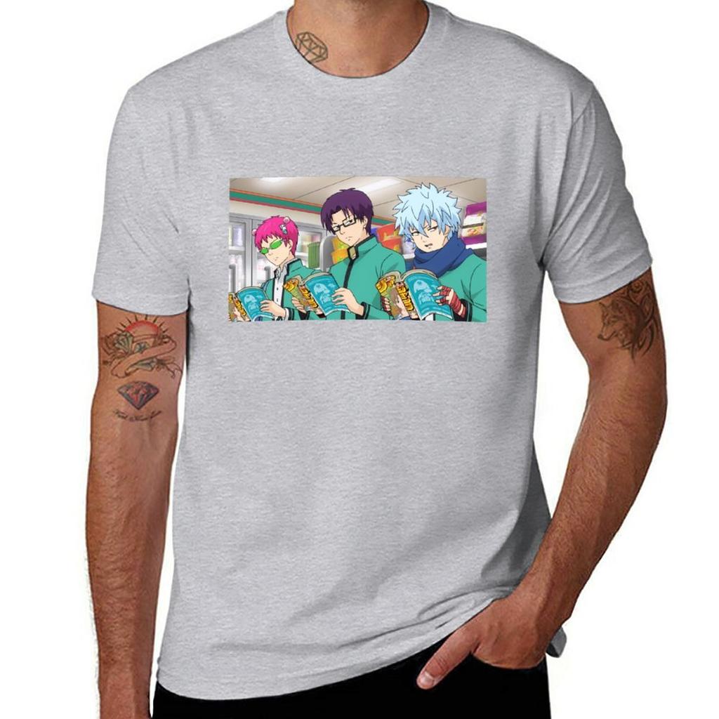 Saiki Kuboyasu Kaidou TShirt sweat graphics quick drying animal prinfor boys plain t shirts men