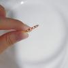 Trendy, Small And Versatile, Japanese And Korean Dripping Oil, Love Ring, Femininity, Fashionable, High-End Exquisite Index Finger Ring.