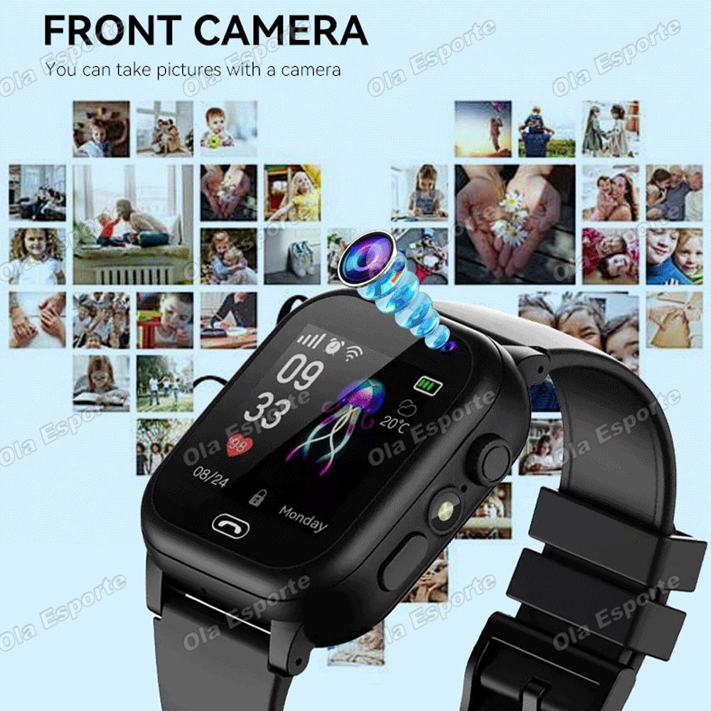 Kids Smart Watch Music HD Camera Games Calendar SOS Calculator LBS Location Flashlight Digital Smartwatch Gifts For Boys Girls