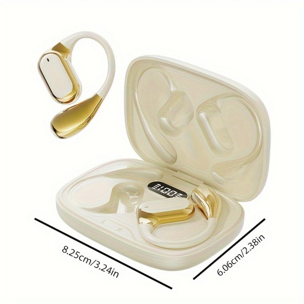 Echtes kabelloses Headset – Gaming-Headset, HD-Anruf, Sport-Headset, Smart-Headset, USB-Aufladung, Touch-Steuerung, geräuschlose Steuerung, kabelloses Headset