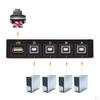 4Ports USB Manual Sharing Switch HUB Selector for Printer/HDD Drive