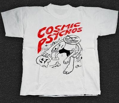 Cosmic Psychos Weißes T-Shirt Baumwolle Volle Größe Unisex S-4XL BL1948