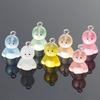 10pcs Glow-in-the-Dark Snowman Charms - DIY Jewelry Making, Earrings, Necklace & Keychain Accessories - Christmas Craft Supplies