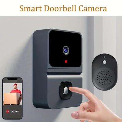 Smart Wireless Video Doorbell with Night Vision Home Security WiFi Smart Video Call Door Bell with Camera