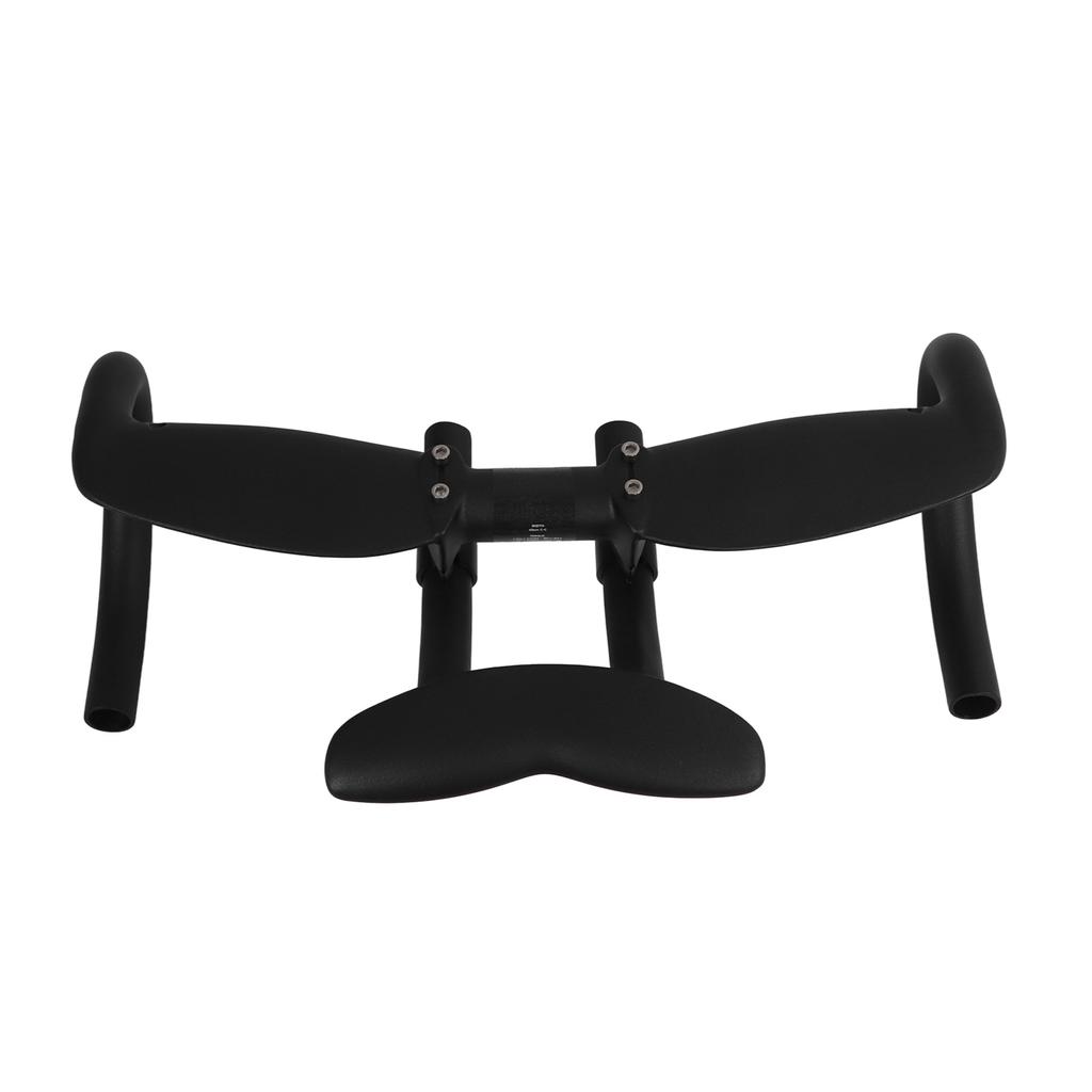 Carbon Fiber Road Bicycle Handlebar with TT Rest Bar 31.8mm Bicycle Handlebar for Outdoor Cycling Riding 400mm