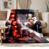 Demon Slayer Soft and comfortable flannel Suitable for sofas living rooms outdoor camping travel and also makes a great anniversary gif