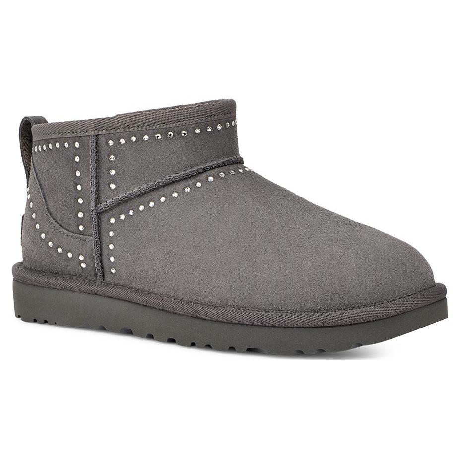 UGG Classic Ultra Mini Bling 'Dark Grey' Women's 1119871-CHRC