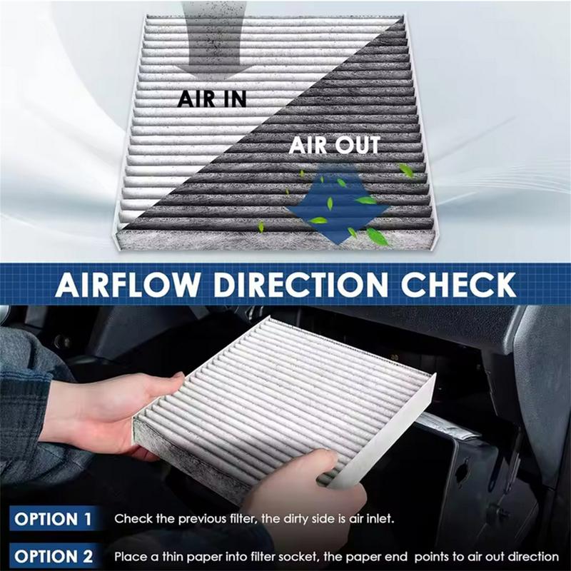 For Jeep Wrangler 2.8 CRD 3.6 V6 3.8 2007-2015 Automotive Activated Carbon Air Conditioning Filter CF11777 55111302AA