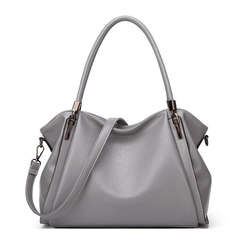 Damska torba jesień i zima duża pojemność temperament prosty rekreacyjny lekka wielofunkcyjna miękka skóra duża torba