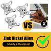 Heavy Duty 2/4/6pcs Zinc Alloy Butterfly Corner Brackets, Detachable Woodworking, Furniture, Drawer, Cabinet and Indoor Use