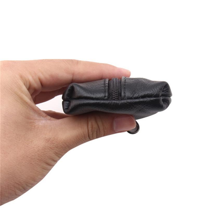 Key Holder Car Key Wallets Men Key Organizer Housekeeper Zipper Key Case Bag Pouch Solid Color