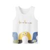 Yingbolun Boys' Pure Cotton Tank Top Thin Edition