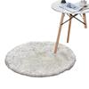 Runder Faux-Wolle Shaggy Teppich für Wohnzimmer, Schlafzimmer oder Yogaraum