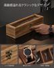 SONGMICS Wooden Watch Case for 6 Collection Case with Clear Watch Accessory Stylish Day Gift for Men and Birthday JOW006K01 Watches, Window, Box,