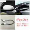 Fog Light Lamp Eyebrow / Handle Bowl / Window Wiper Cover Trim For Jeep Compass 2017 -  ABS Chrome Accessories Exterior Kit