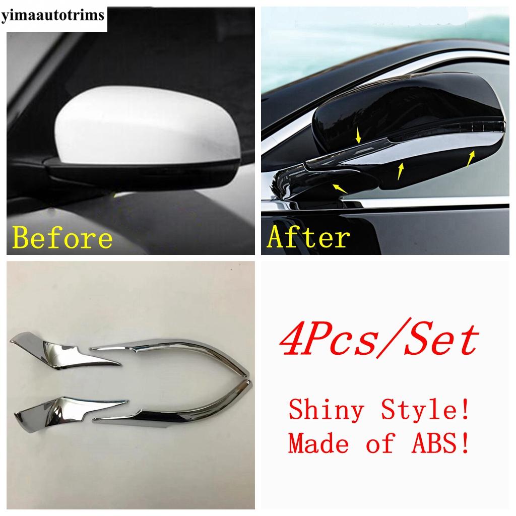 Fog Light Lamp Eyebrow / Handle Bowl / Window Wiper Cover Trim For Jeep Compass 2017 - ABS Chrome Accessories Exterior Kit